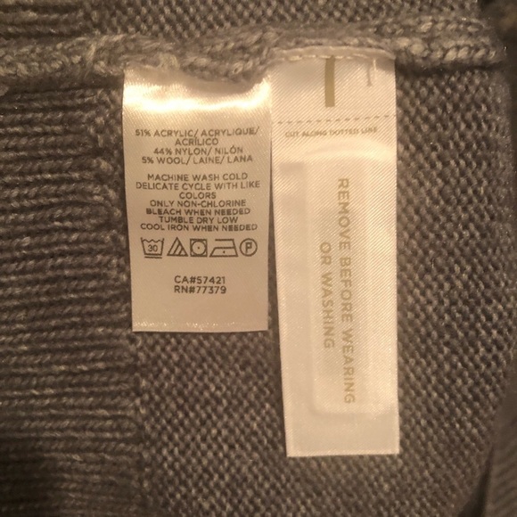 NWT Ann Taylor Fair Isle Sweater, size L, blue gray, excellent condition! - Picture 6 of 10